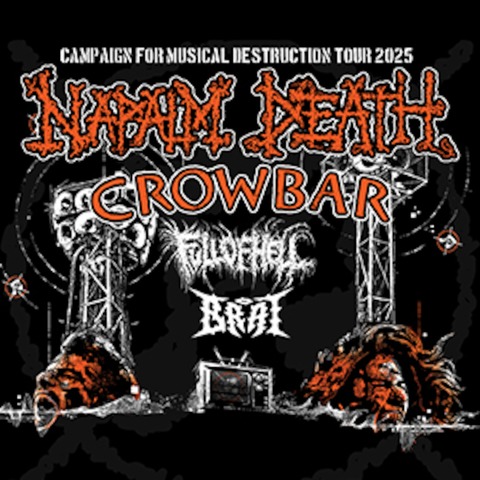 Napalm Death - Campaign For Musical Destruction Tour 2025 - Pratteln - 24.02.2025 17:30