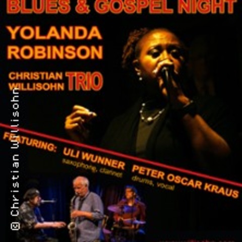 Blues & Gospel Night - Yolanda Robinsohn & Christian Willisohn Trio - KEMPTEN - 23.11.2024 20:00