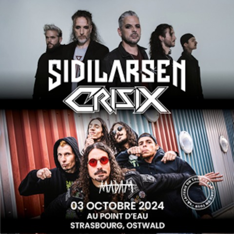 Crisix + Sidilarsen + Madam - Ostwald Strasbourg - 03.10.2024 20:00