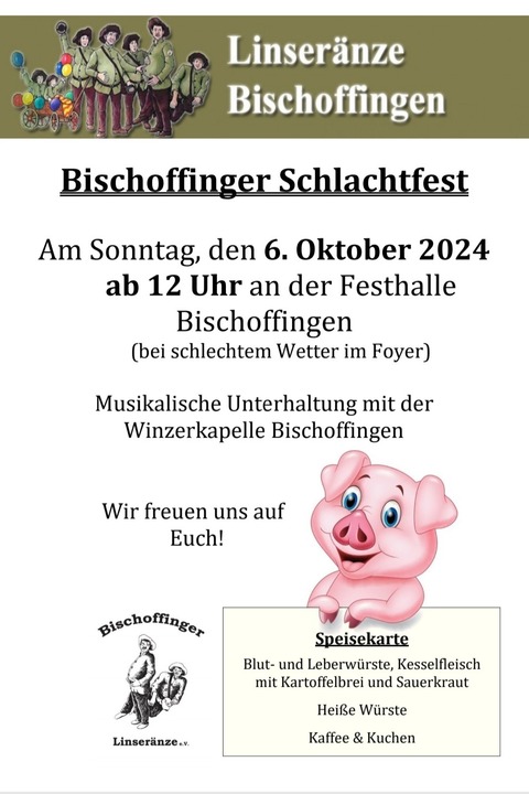 Schlachtfest der Linsernze Bischoffingen - Vogtsburg - 06.10.2024 12:00