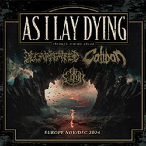 As I Lay Dying + Caliban + Decapitated + Left To Suffer - Leipzig - 14.12.2024 18:00