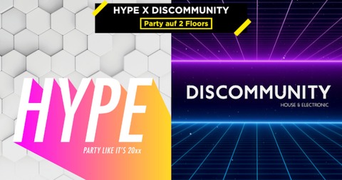 KUZ-Partys auf 2 Floors - HYPE (DANCE LIKE 20xx) x DISCOMMUNITY (HOUSE) - Mainz - 28.12.2024 23:00