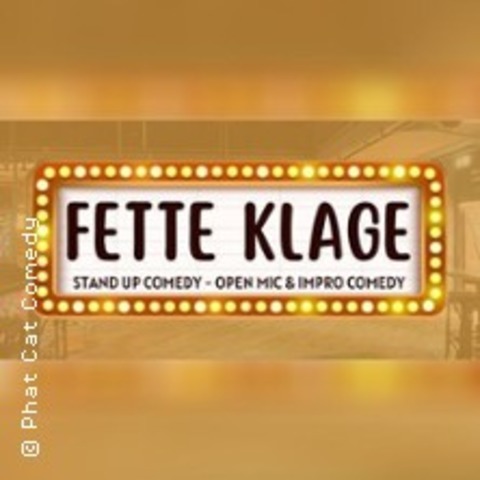 Fette Klage | Stand-Up Comedy Open Mic - LEIPZIG - 26.11.2024 19:00