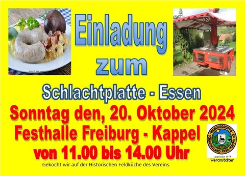 Schlachtplatte-Essen - Freiburg - 20.10.2024 11:00