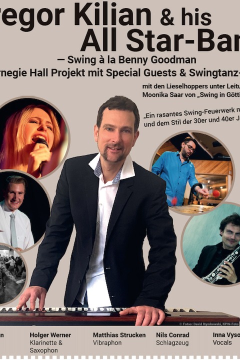 Gregor Kilian - Kilian & his All Star-Band - Swing  la Benny Goodman - Gttingen - 30.11.2024 20:00