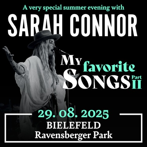 Sarah Connor - My favorite Songs - Ravensberger Park Open Air 2025 - Bielefeld - 29.08.2025 20:00