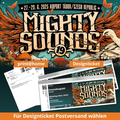 MIGHTY SOUNDS 2025 - 3 Day Festival Ticket - Tabor - 27.06.2025 14:00