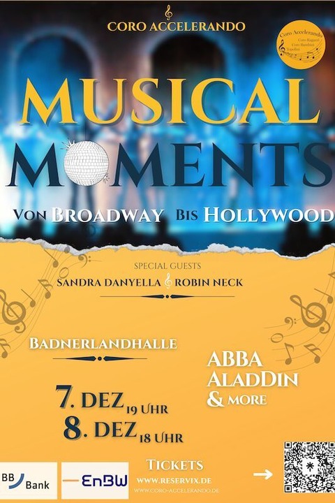 Musical Moments - von Broadway bis Hollywood - Karlsruhe - 07.12.2024 19:00