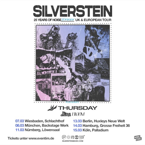 SILVERSTEIN - 25 YEARS OF NOISE - Wiesbaden - 07.03.2025 18:00