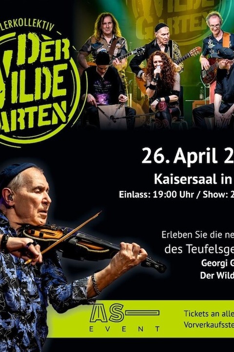 Georgi Gogows - Der Wilde Garten - Tour 2025 - Erfurt - 26.04.2025 20:00