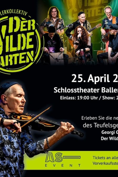 Georgi Gogows - Der Wilde Garten - Tour 2025 - Ballenstedt - 25.04.2025 20:00