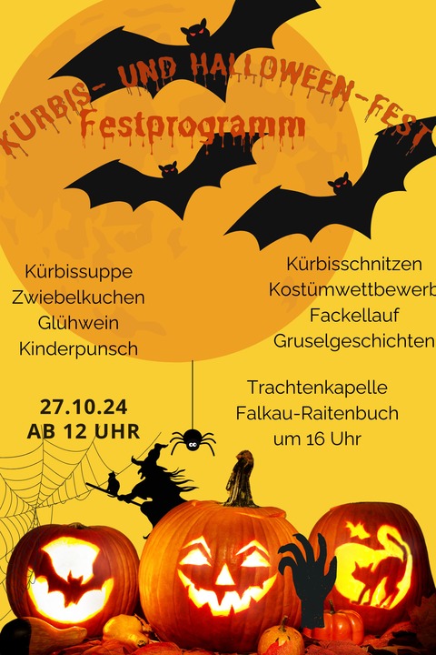 Krbisfest und Halloweenfest - Feldberg - 27.10.2024 12:00