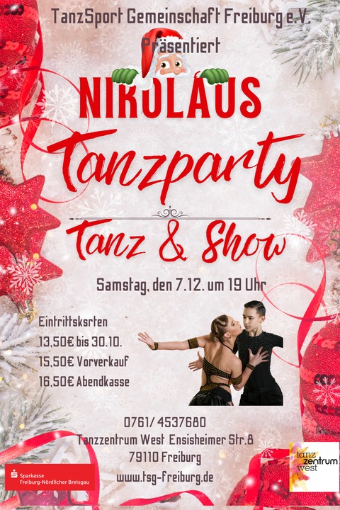 Nikolaus-Tanzparty - Freiburg - 07.12.2024 19:00