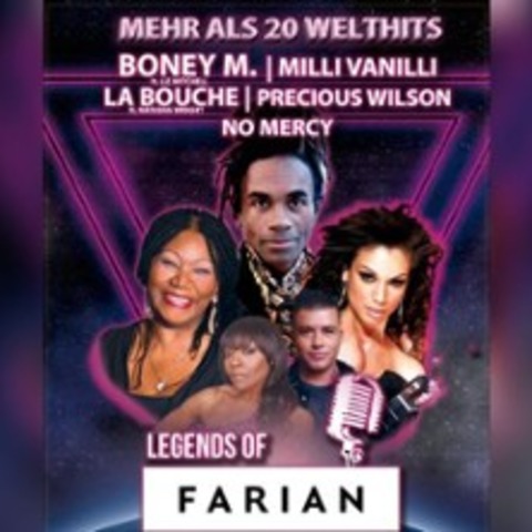 Legends of Farian - Bone M feat. Liz Mitchel, Milli Vanilli uva. - SAARBRCKEN - 26.07.2025 19:00
