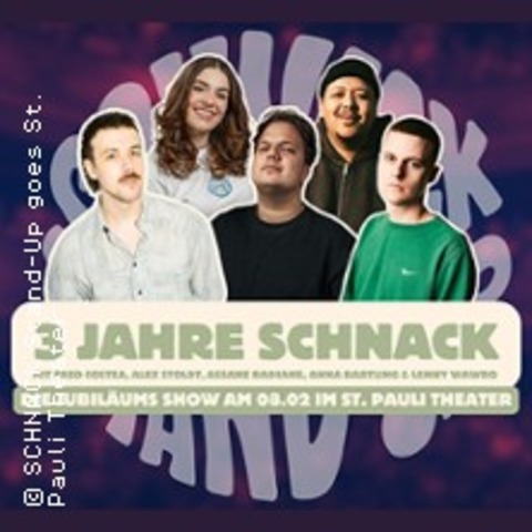 SCHNACK Stand-Up im St. Pauli Theater - HAMBURG - 08.02.2025 22:30