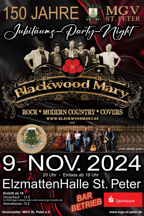 Blackwood Mary - St. Peter - 09.11.2024 19:00