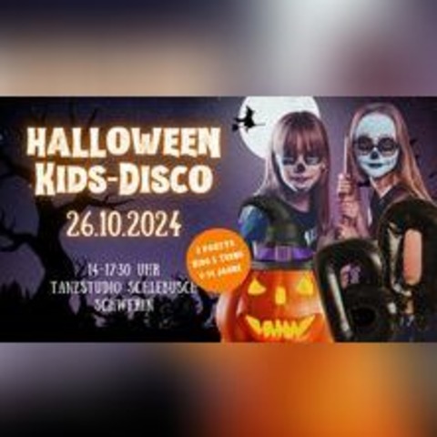 Halloween Kinderdisco: 5-9 J. 14-15:30 Uhr & 10-14 J. 16-17:30 Uhr - SCHWERIN - 26.10.2024 14:00