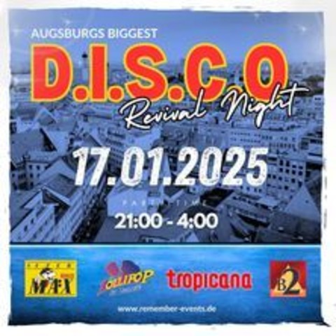 D.I.S.C.O - Revival Night - GERSTHOFEN - 17.01.2025 21:00