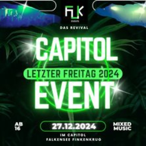 Der letzte Freitag 2024 - Das Revival, FUK geht in die 2. Runde / Capitol Event - FALKENSEE - 27.12.2024 20:00