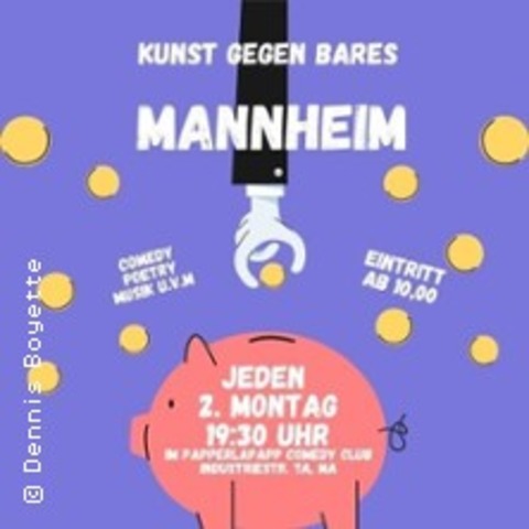 Kunst gegen Bares Mannheimm - Mannheim - 11.11.2024 19:30