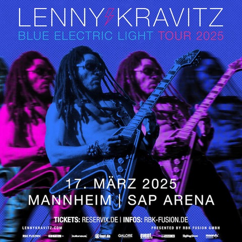 LENNY KRAVITZ - Blue Electric Light Tour 2025 - Mannheim - 17.03.2025 19:30