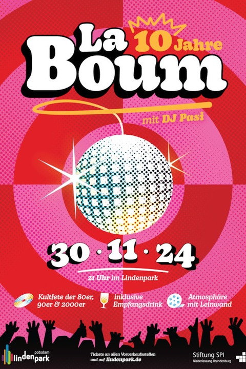 LA BOUM - 10 Jahre Jubilum! - Potsdam - 30.11.2024 21:00