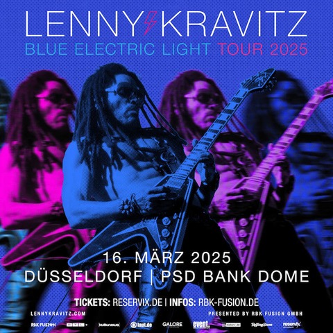 LENNY KRAVITZ - Blue Electric Light Tour 2025 - Dsseldorf - 16.03.2025 19:00