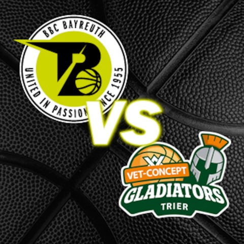 BBC Bayreuth vs. VET-CONCEPT Gladiators Trier - Bayreuth - 07.12.2024 19:00