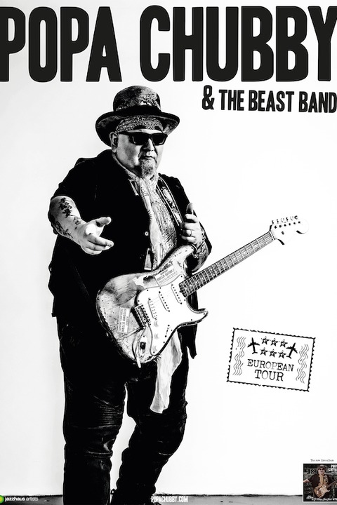 POPA CHUBBY & THE BEAST BAND (USA) - European Tour 2025 - Leverkusen - 24.05.2025 20:00