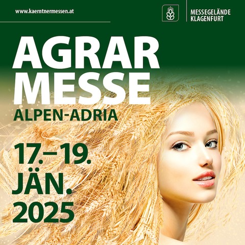 Agrarmesse Alpen-Adria 2025 - Gastkarten Agrarmesse - Klagenfurt - 17.01.2025 09:00