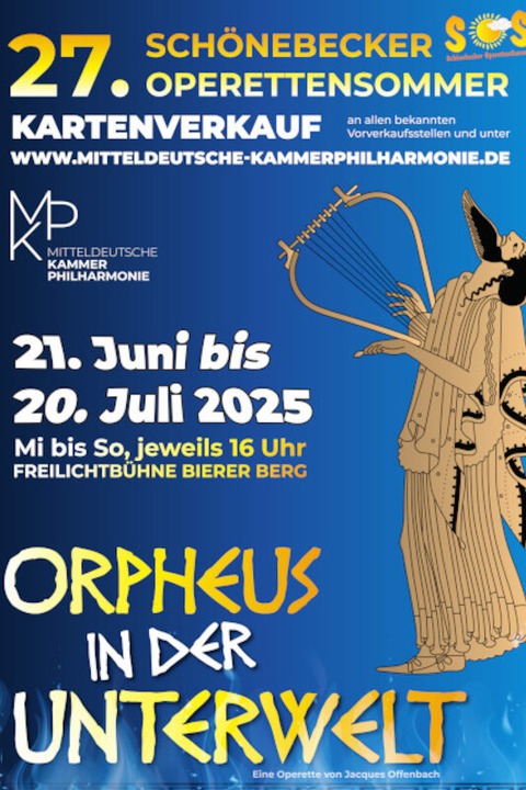 Orpheus in der Unterwelt - Operette fr Kinder - Schnebeck (Elbe) - 06.07.2025 11:00