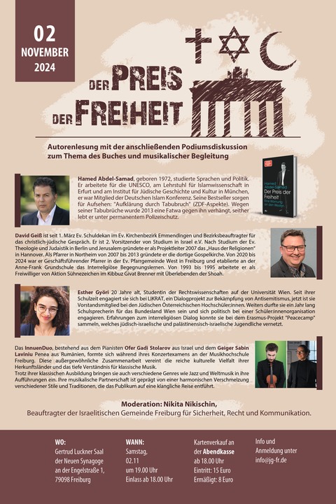 Der Preis der Freiheit - Freiburg - 02.11.2024 19:00