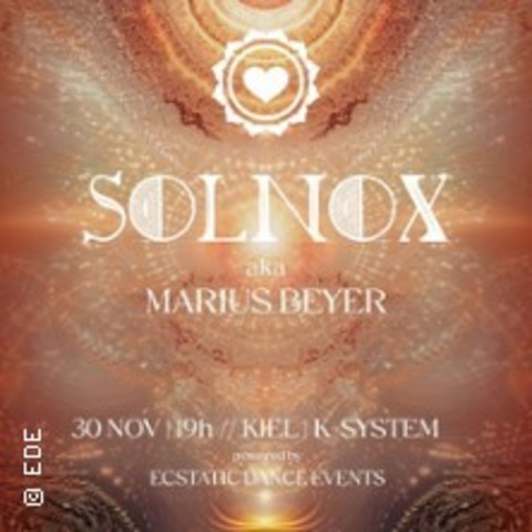 Ecstatic Dance Events presents Marius Beyer aka Solnox - KIEL - 30.11.2024 19:00