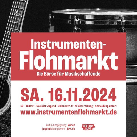 Instrumenten-Flohmarkt - Freiburg - 16.11.2024 10:00