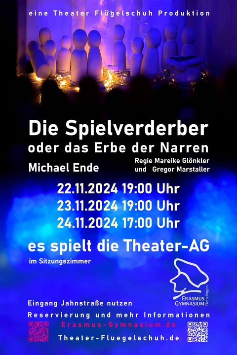 Die Spielverderber oder das Erbe der Narren von Michael Ende - Denzlingen - 22.11.2024 19:00