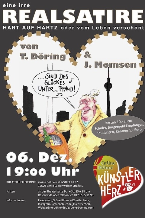 Hart of Hartz oder &#8222;vom Leben verschont&#8220; - Berlin - 06.12.2024 19:00