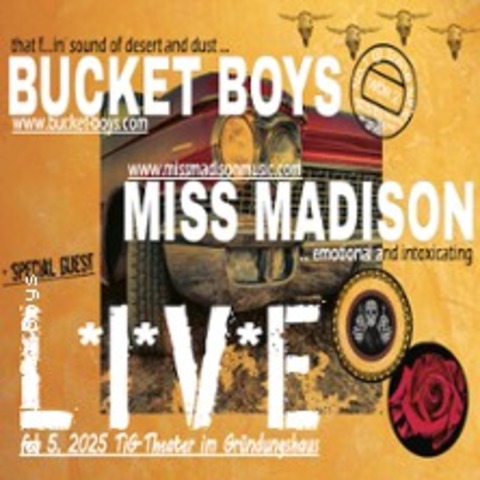 Live-Music Mixtape - Wie dein bester Mix mit Bucket Boys & Miss Madison - Mnchengladbach - 05.02.2025 19:00