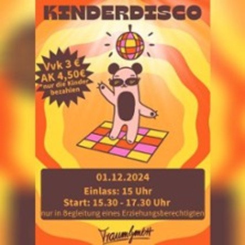 Kinderdisco - Orange-Club - KIEL - 01.12.2024 15:00