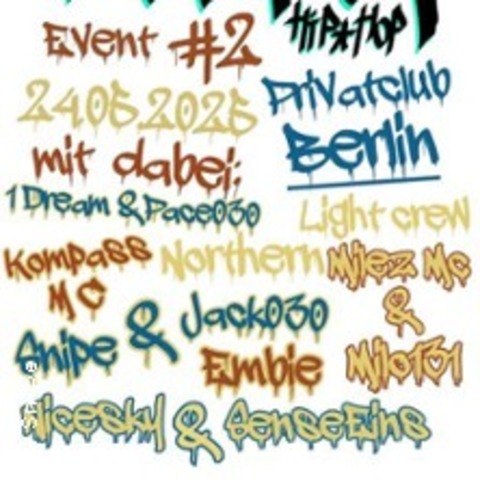 Feinster Hiphop Event 2# - BERLIN - 24.05.2025 17:00