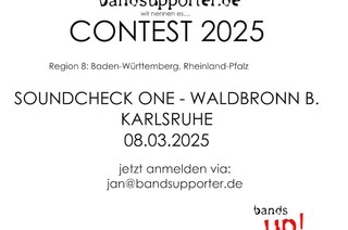 Bandsupporter CONTEST 2025 - Runde Baden-Wrttemberg / RLP