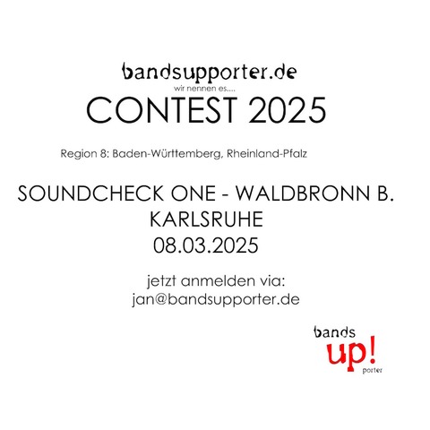 Bandsupporter CONTEST 2025 - Runde Baden-Wrttemberg / RLP - Waldbronn - 08.03.2025 19:00