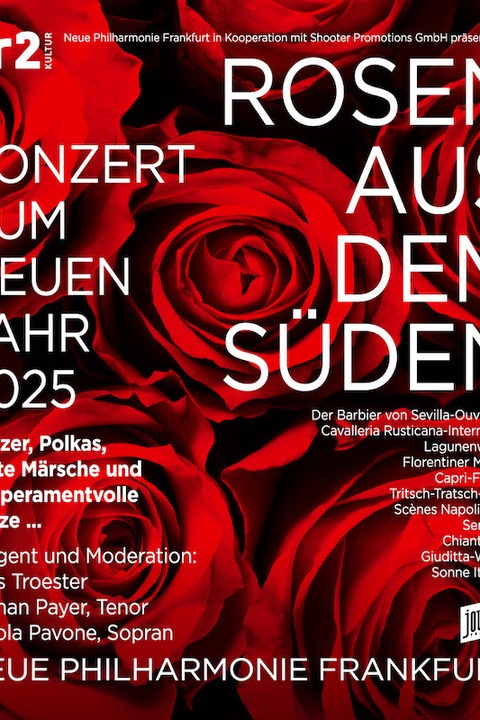 Rosen aus dem Sden - Neue Philharmonie Frankfurt | Leitung: Jens Troester - Frankfurt am Main - 18.01.2025 20:00