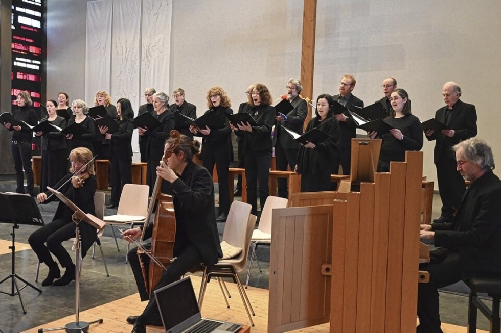 Der Chor Cappella West fhrt Brahms Deutsches Requiem in der Friedenskirche in Neuried-Altenheim auf - Badische Zeitung TICKET