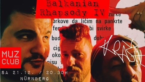 Prijatelji Presents: Balkanian Rhapsody - Performed by &#8222;KRASH&#8220; - Nrnberg - 21.12.2024 21:30