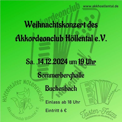 Akkordeonclub Hllental - Buchenbach - 14.12.2024 19:00