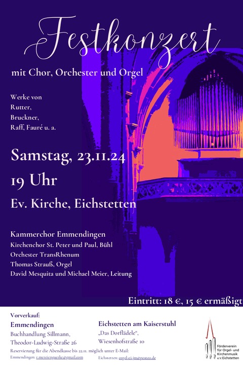 Kammerchor Emmendingen - Eichstetten - 23.11.2024 19:00