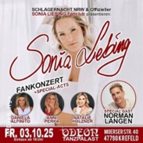 Sonia Liebing Fankonzert 2025 - KREFELD - 03.10.2025 19:00