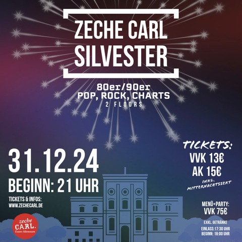 SILVESTER PARTY + Men - Party zum Jahreswechsel - Essen - 31.12.2024 18:00