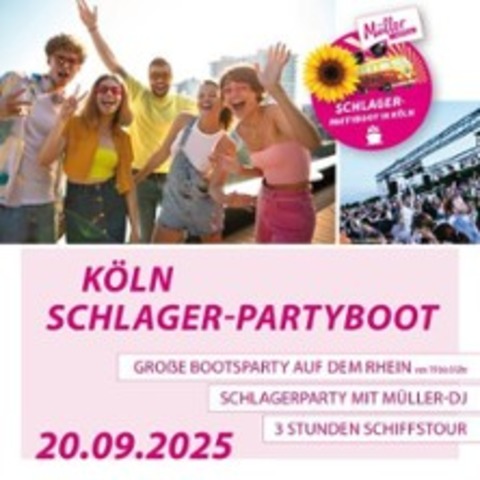 Schlager-Partyboot Kln - an Bord der KD "RheinFantasie" - KLN - 14.06.2025 19:00