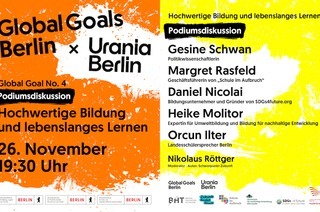 Global Goal 04 - Hochwertige Bildung und lebenslanges Lernen